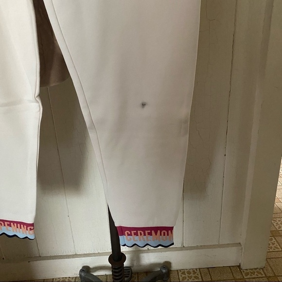 OPENING CEREMONY sz S Scallop Logo Sweatpants - Picture 2 of 7